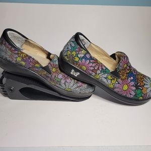 Alegria kel-564 Keli Daisy Chain Pro Shoes Size 40 Floral Mosaic Comfort Medical